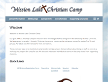 Tablet Screenshot of missionlakecc.com